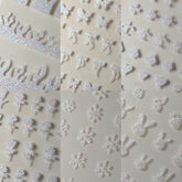 Nail Sticker - Colorful White